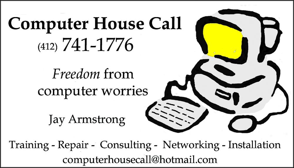 COMPUTER HOUSE CALL Updated August 2024 Beaver Falls, Pennsylvania