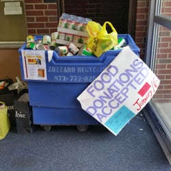 Bloomfield Public Library - Can/Food donations. Amazing how much they have. People care..