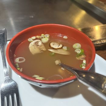 Shogun - Mushroom broth soup. Good. - Japanese Near Me - San Diego, California Shogun - Mushroom broth soup. Good. - Japanese Near Me - San Diego, California