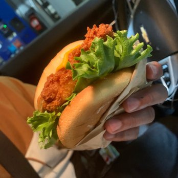 Eureka Eatery - My boyfriend got the Cluckin Chicken Sandwich. He said it taste really good - Sandwiches Near Me - Monroe, Michigan