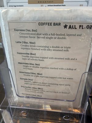 Menu photo 3 Jersey Artisan Cafe Morris Plains, NJ