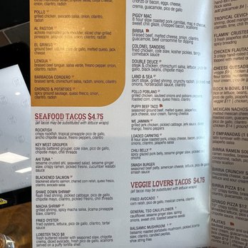Taco Rock - Menu - Tacos Near Me - Lorton, Virginia Taco Rock - Menu - Tacos Near Me - Lorton, Virginia