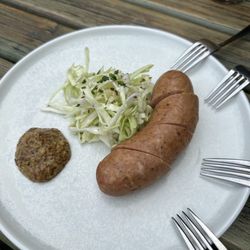 Old Bauernhaus - Chefs special amuse bouche knack wurst