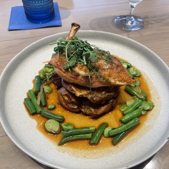 Narrative - Chicken entree with green beans and potatoes - New American Near Me - Denver, Colorado