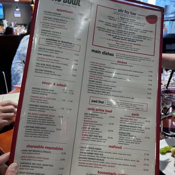 Big Bowl - menu - 2026 - Chinese Near Me - Schaumburg, Illinois