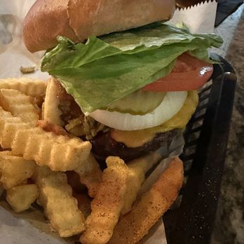 Tavern On Citrus - Medium rare Bull Fighter burger came out excellent and the fries were good too! - Bars Near Me - Harahan, Louisiana Tavern On Citrus - Medium rare Bull Fighter burger came out excellent and the fries were good too! - Bars Near Me - Harahan, Louisiana