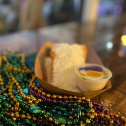 Mo'Bay Beignet - A little post Joe Cain Day beignets, amazing as always