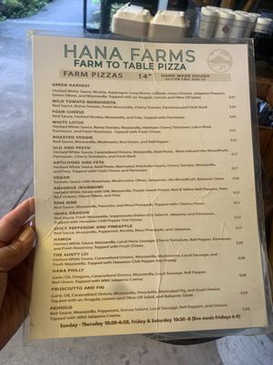 Menu photo 3 Hana Farms Hana, HI