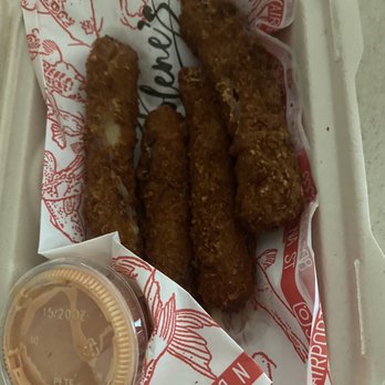 Jolene's - Ewa Beach - Mozzarella sticks with homemade sauce! ! - Burgers Near Me - Ewa Beach, Hawaii