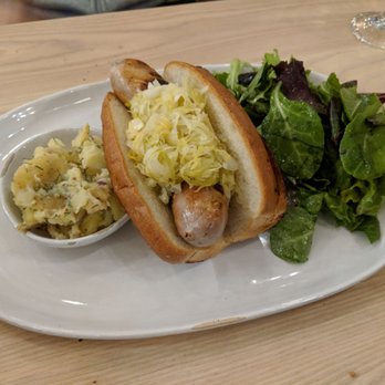 Wursthall - Bratwurst w/ sauerkraut - German Near Me - San Mateo, California