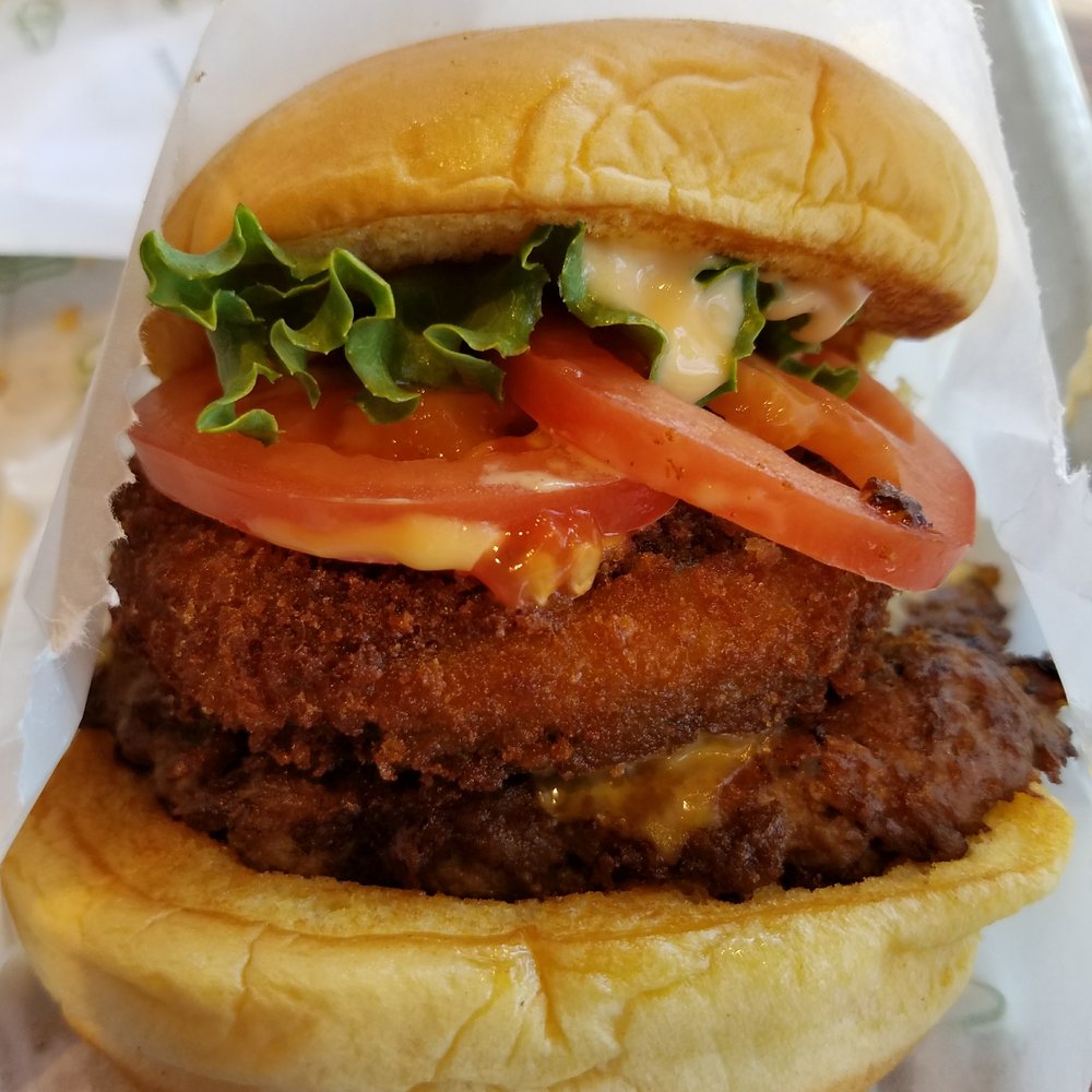 Shake Shack Lexington - Portabello and beef Patty burger - Fast Food Near Me - Lexington, Kentucky Shake Shack Lexington - Portabello and beef Patty burger - Fast Food Near Me - Lexington, Kentucky