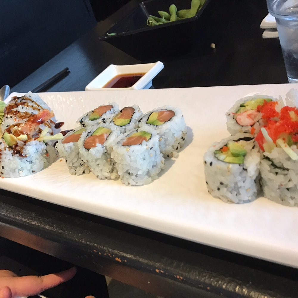 Kibo Sushi House - dynamite roll, salmon avocado roll, california roll (in order) - Sushi Bars Near Me - Toronto, Ontario Kibo Sushi House - dynamite roll, salmon avocado roll, california roll (in order) - Sushi Bars Near Me - Toronto, Ontario