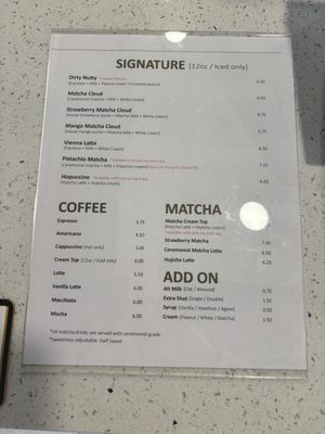 Menu photo 4 Cafe Eclado Artesia, CA