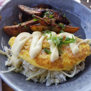 Duke's La Jolla - Seafood omelet - New American Near Me - La Jolla, California Duke's La Jolla - Seafood omelet - New American Near Me - La Jolla, California