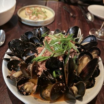 Casa Mono - Mussels with Chorizo & Pimenton - Spanish Near Me - New York, New York Casa Mono - Mussels with Chorizo & Pimenton - Spanish Near Me - New York, New York