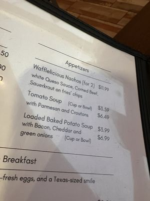 Menu photo 1 Wafflelicious New Braunfels, TX
