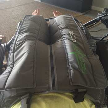 Athletic Outcomes - The Recovery Core boots I used covered the upper portion of my legs as well as hip flexors and lower back - Gyms Near Me - Austin, Texas
