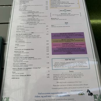 Sugar and Scribe  - Menu - Bakeries Near Me - La Jolla, California