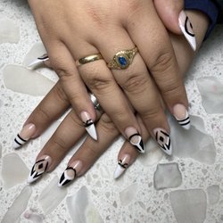 Nails done design by Kim