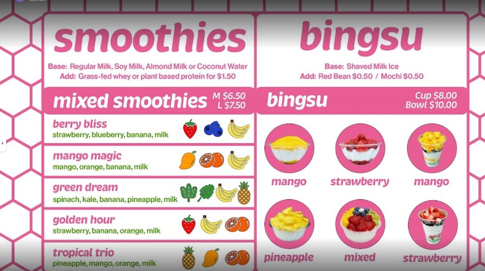 Sweet Bee Fruit Cafe Logo