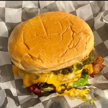 The Burger Shack- Ashburn - BLT burger with American cheese - Gooey melty deliciousness!!! - Burgers Near Me - Ashburn, Virginia