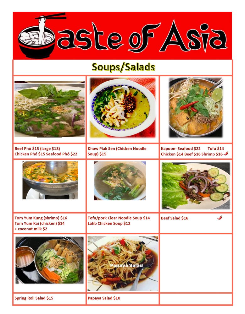 Food from Taste of Asia