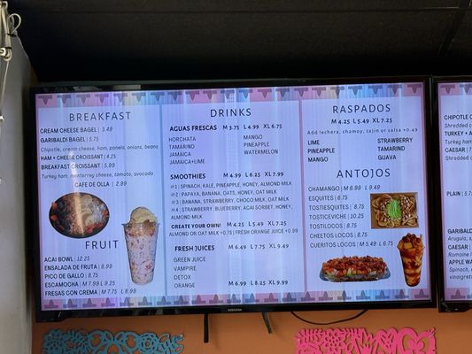 Menu photo 2 Antojos Garibaldi National City, CA