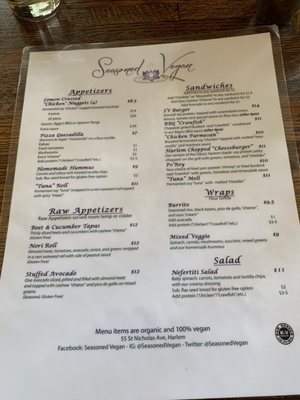 Menu photo 2 Seasoned Vegan New York, NY Menu photo 2 Seasoned Vegan New York, NY