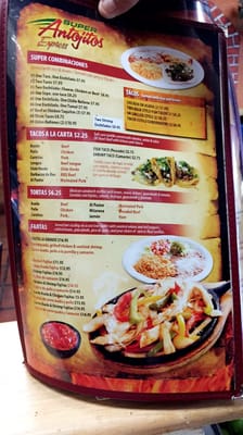 Menu photo 8 Super Antojitos Express Santa Ana, CA