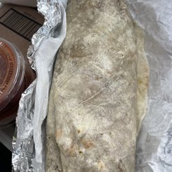 Raul's Casa Sombrero - Unwrapped burrito