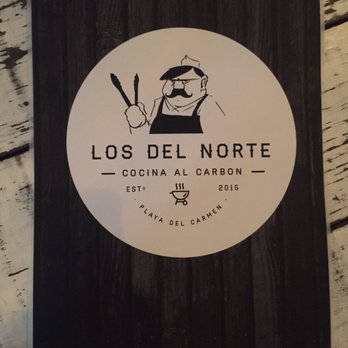 Los Del Norte - Menu Cover - Mexican Near Me - Playa del Carmen, ROO
