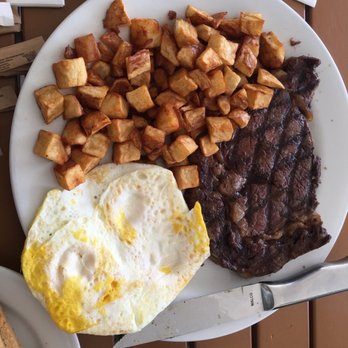 Bea Bea’s - My hubby's Steak and Egg came with potatoes, white bread. - Coffee & Tea Near Me - Glendale, California Bea Bea’s - My hubby's Steak and Egg came with potatoes, white bread. - Coffee & Tea Near Me - Glendale, California