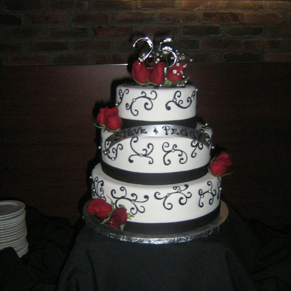 Novello Desserts - 25th wedding anniversary cake - Desserts Near Me - Markham, Ontario Novello Desserts - 25th wedding anniversary cake - Desserts Near Me - Markham, Ontario