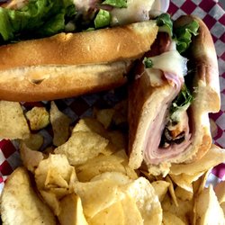 Skeeter's Pizza Barn - Ham and Turkey with all the toppings you would put on a pizza.(minus onion and peppers ) So yum!