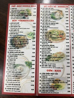 Menu photo 3 Cao Thang Houston, TX