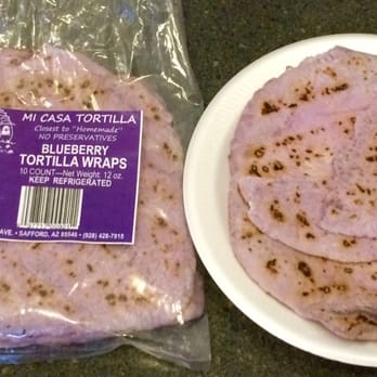 Mi Casa Tortilla Factory - AMAZING blueberry snack tortillas. Also, Apple Spice also available. *NOTE: THEY NO LONGER MAKE THESE!!! - Mexican Near Me - Safford, Arizona Mi Casa Tortilla Factory - AMAZING blueberry snack tortillas. Also, Apple Spice also available. *NOTE: THEY NO LONGER MAKE THESE!!! - Mexican Near Me - Safford, Arizona