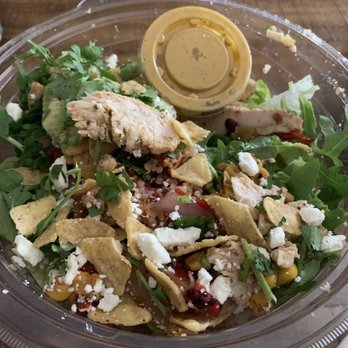 Panera Bread - Southwest chili lime chicken salad. So delicious and packed with toppings! - Sandwiches Near Me - La Canada Flintridge, California