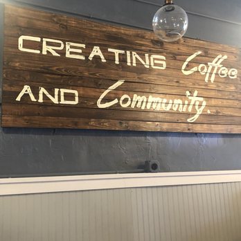 Common Grounds Brew & Roastery - Cute saying on the wall - Coffee & Tea Near Me - Lake Worth, Florida