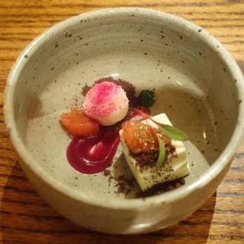 Barley Swine - Whey Panna Cotta, Citrus, Beet, Coffee - New American Near Me - Austin, Texas Barley Swine - Whey Panna Cotta, Citrus, Beet, Coffee - New American Near Me - Austin, Texas