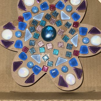 Crackpots - Mosaic, waiting for the grout! - Arts & Crafts Near Me - Longmont, Colorado
