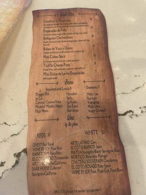 Menu photo 2 Flama Cabana Key West, FL