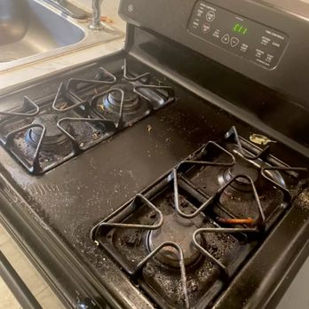 Just Fresh Cleaning - before deep clean of gas stove - Home Cleaning Near Me Just Fresh Cleaning - before deep clean of gas stove - Home Cleaning Near Me