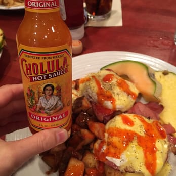 Rams Head Tavern - The Farmhouse Bennie! They have Cholula here! Boom! - American Near Me - Annapolis, Maryland