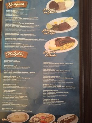 Menu photo 2 Mi Pueblo Catracho Houston, TX