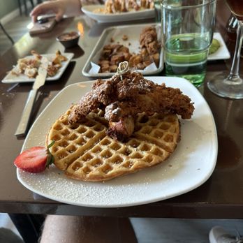 Graze - Chicken and Waffles - Comfort Food Near Me - Tomball, Texas