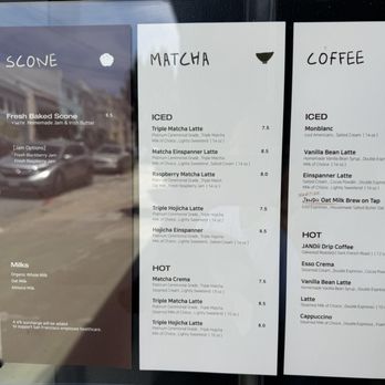 Jandii - Menu - Coffee & Tea Near Me - San Francisco, California Jandii - Menu - Coffee & Tea Near Me - San Francisco, California
