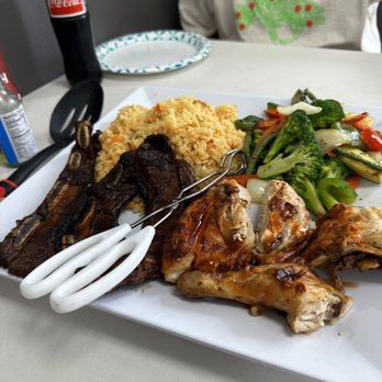 Rosa’s BBQ - Chicken and beef ribs rice and veggies - Latin American Near Me - Spartanburg, South Carolina Rosa’s BBQ - Chicken and beef ribs rice and veggies - Latin American Near Me - Spartanburg, South Carolina