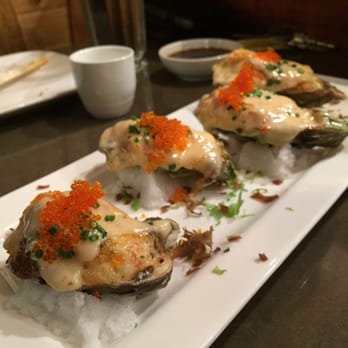 Ebisu - Lobster Dynamite! (Served in an oyster shell, but isn't the oyster dynamite!) - Sushi Bars Near Me - San Francisco, California Ebisu - Lobster Dynamite! (Served in an oyster shell, but isn't the oyster dynamite!) - Sushi Bars Near Me - San Francisco, California