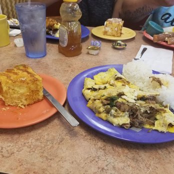 Kountry Style Kitchen Restaurant - Luau omelette and toasted corn bread - Breakfast & Brunch Near Me - Ewa Beach, Hawaii Kountry Style Kitchen Restaurant - Luau omelette and toasted corn bread - Breakfast & Brunch Near Me - Ewa Beach, Hawaii
