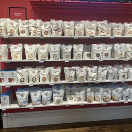 Wide variety of flours. Wide variety of flours.
